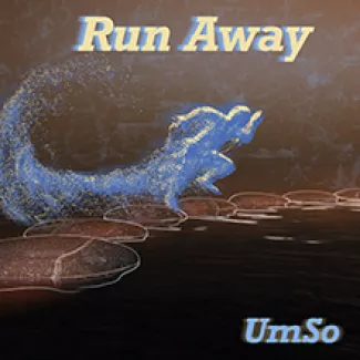 cover blue runner in a dark way